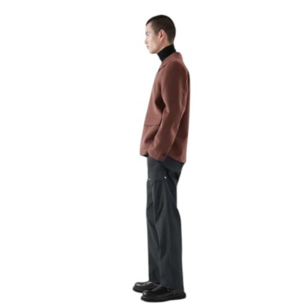 Cos Large Pocket Button Up Utility Wool Jacket In… - image 7